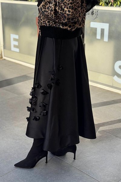 Venöve تنورة كادا 25fwete0011 أسود