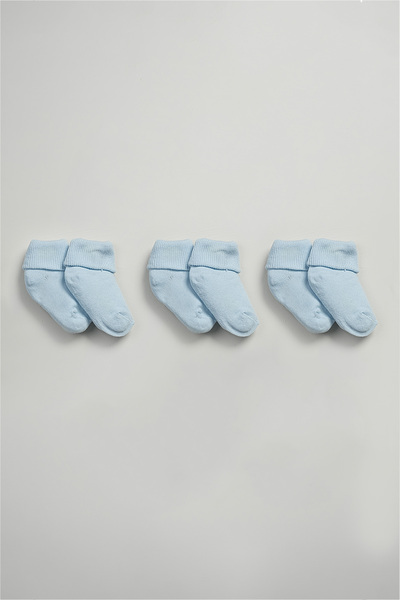 Teddy Pie 0-6 Months Baby Softly Colors Organic Cotton Socks