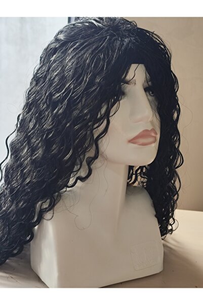 Melis saç dünyası siyah afro peruk