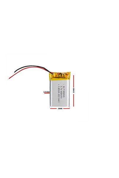 RPKT 3.7v Lityum Polimer Pil Batarya 500 Mah