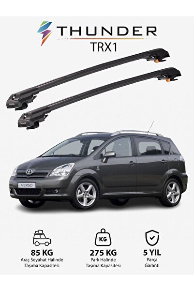 Thunder TOYOTA COROLLA VERSO 2004-2008 TRX1 Thunder Carrier Kilitli Ara Atkı ...