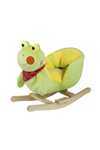 Baby Cara Rocking Frog for Baby and Child Sturdy Construction Cuddly Soft wit...