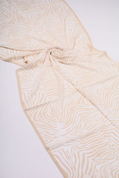 Modakaşmir Fashion Cashmere Caramel Series Medina Silk Shawl - Μοτίβο-01 - Χρώμα-04