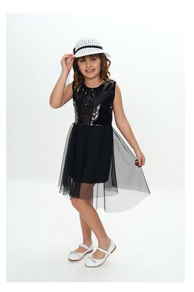 My Kids Wear Girl's Hat and Sequined Dress