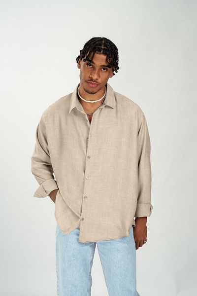 İMVAGO Ανδρικό πουκάμισο Oversize
