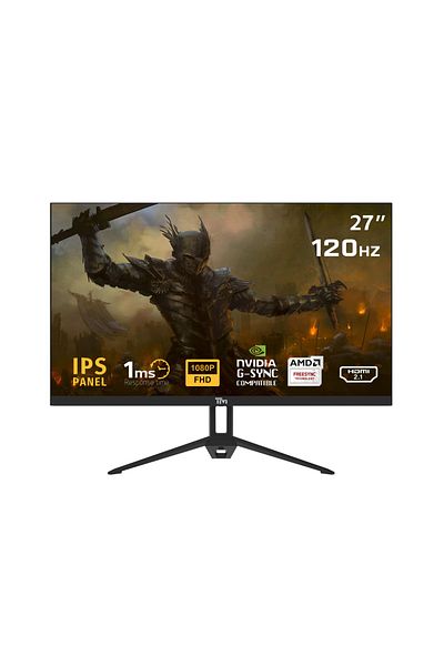 Twisted Minds TM27FHD120IPS Eco Series, 27 Inch Gaming Monitor, FHD, 120Hz, 1ms, HDMI 2.1, Slim Bezel, Black
