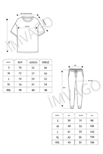 İMVAGO Oversize Gömlek Ve Baggy Pantolon Takım