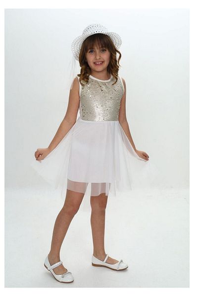 My Kids Wear Pălărie și rochie cu paiete pentru fete