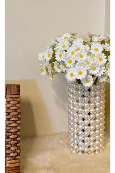 Newelry Bijuteri İnci boncuk vazo