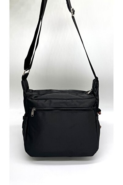 Bevitton Geanta de umar de dama 4100 - Tesatura neagra rezistenta la apa