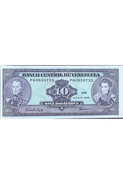 Venezuella 10 Bolivar 1995