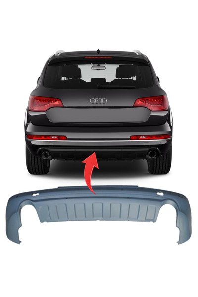 Wisco Audi Q7 Arka Tampon Spoyleri 2010-2015 4L0807434H