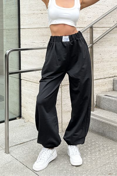 Sun Victoria Women's Black Label Detailed Two Thread Jogger Sweatpants