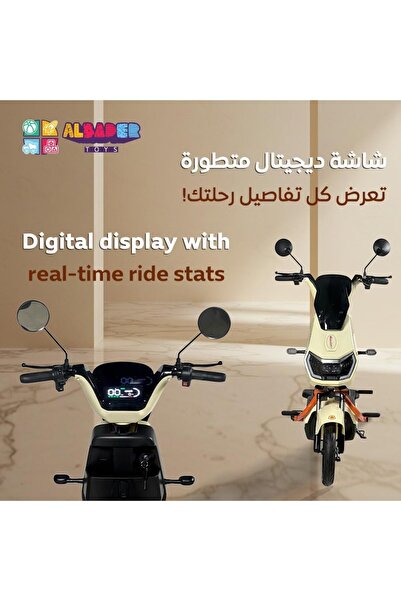 ALBADER Electric Scooter V30 Pro, Electric Kick Scooter, Max Speed 57km/h, With 4 Batteries, 500w Big Motor