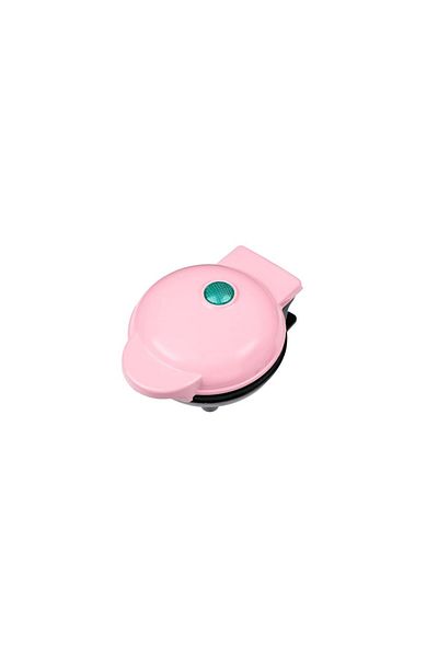 Choice EU 1 pink A Versatile Mini Waffle Maker With A Non-Stick Surface For Quick Breakfasts, Snacks And De
