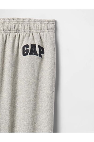 GAP V-Frch ft Herıtage Age Jogger French Terry Fabric Jogger Men's Sweatpants Gray