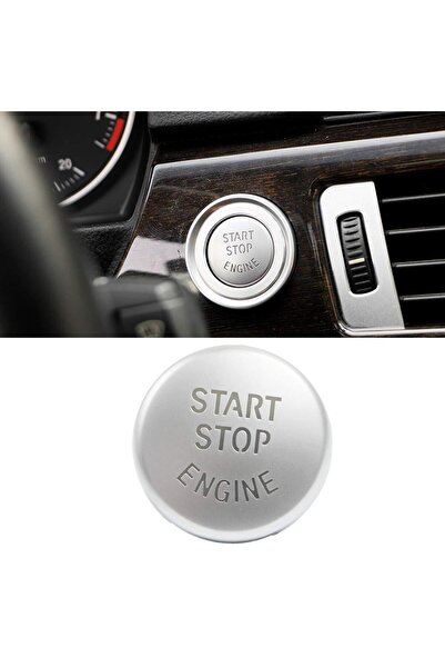 gkl Bmw E60 E90 E84 E70 E71 E72 Start Stop Düğme Kapağı Gümüş