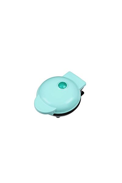 Choice EU 1 blue A Versatile Mini Waffle Maker With A Non-Stick Surface For Quick Breakfasts, Snacks And De
