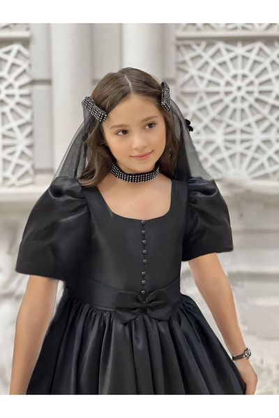 Kids GIRL'S GIRL'S SHARTERED EVENING DRESS, BAG, SHIRT, NECKLACE, CLASP