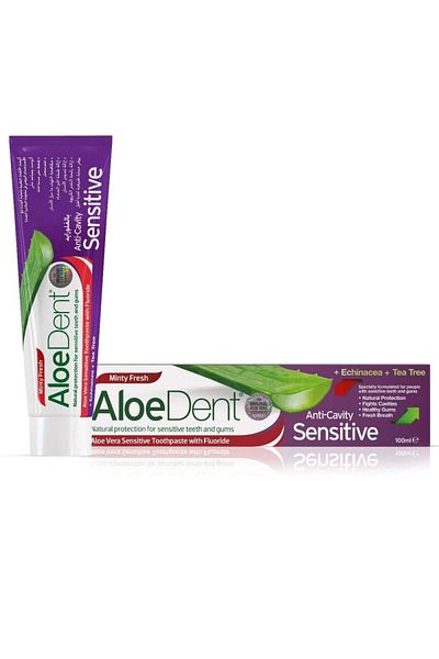 AloeDent Aloedent Fluoride Toothpaste for Sensitive Gums and Teeth - 100 ml