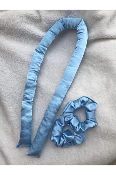 FashionSButik Set de coafat fără căldură albastru Set de ondulator de păr din...