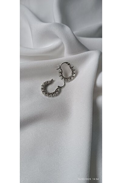 ARİ TAKI Silver Tamtur Steel Earrings