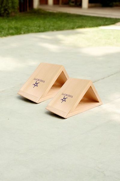 Varalli Yogikuti Triangle Yoga Block Pair Calf Muscle Lengthening Yoga Block