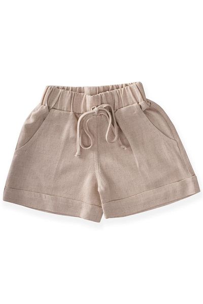 Cigit Pantaloni scurti de in Sarh 2-9 ani natural