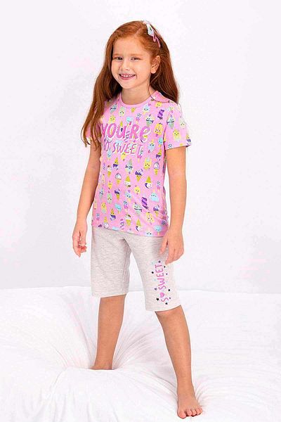 ROLY POLY You'Re so Sweet Powder Pink Girl's Capri Suit - Rp2431-C