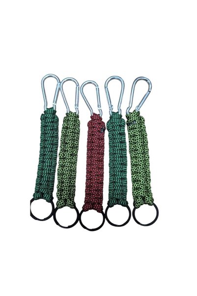 moonparacord سلسلة مفاتيح باراكورد خارجية 5 قطع