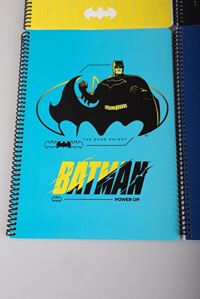 Batman Dekomus with Licensed Batman "Single" A4 80 Sheets Notebook with Stripes