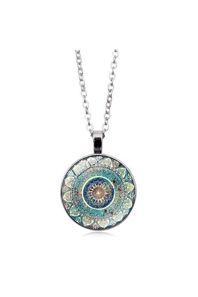 Nehir European and American Style Retro Glass Necklace Mother's Day and Valentine's Day Gift