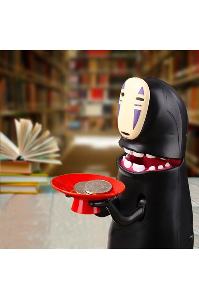 Livava Pușculiță electronică și vocală pentru monede Evil Spirit, neagră, 23x8