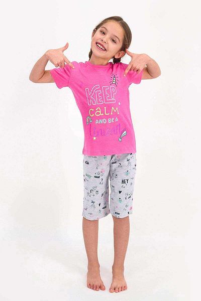 ROLY POLY Girl's Pink Capri Set - Rp2452-c