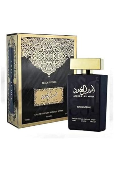 ALMAS PERFUMES Ameer Al Oud Black Intense Perfume by Boulevard, 100ml, Unisex