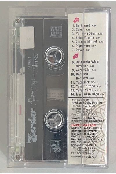 Plakevi İzmir Serdar Ortaç Forget Me Not Chakra Cassette (طبعة الفصل الدراسي)
