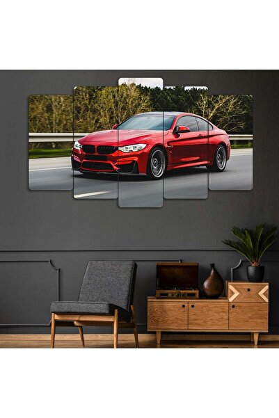 EVLOYA BMW M4 F82 Coupe - 5 Parçalı Araba Tablo
