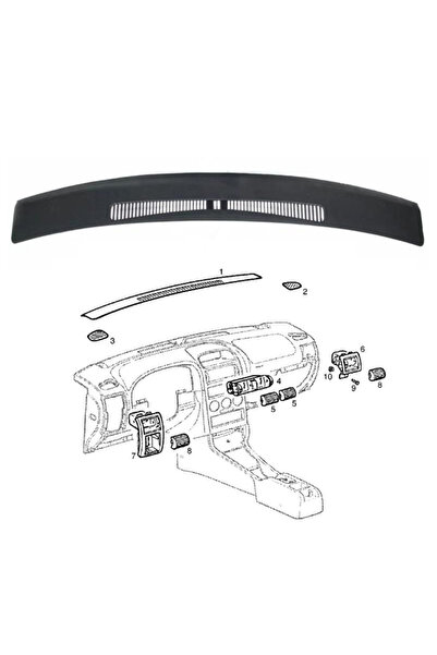 Wisco Opel Astra G Cam Önü Izgarası 1998 Sonrası 24435734