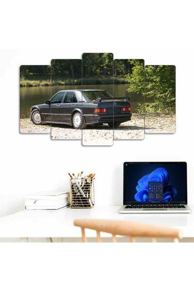 EVLOYA Mercedes-Benz 190E 2.5-16 Evo II - 5 Parçalı Araba Tablo