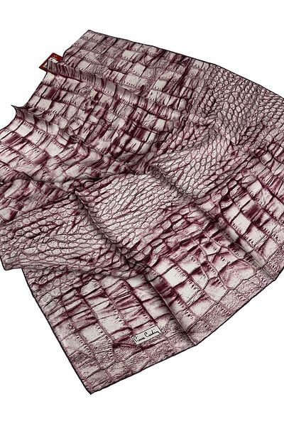 Pierre Cardin 90x90 Μεταξωτό Κρεπ Σατέν Φουλάρι 90 x 90 Dusty Rose