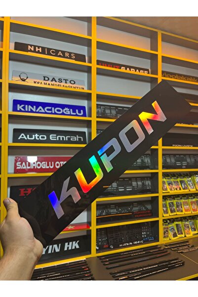 VİPPLAKALIK KUPON DEKOR PLAKA HOLOGRAMLI 1 ADET