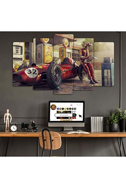 EVLOYA Ferrari 156 F1 1961 - 5 Parçalı Araba Tablo