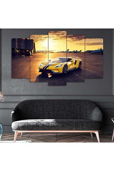 EVLOYA Ford GT - 5 Parçalı Araba Tablo