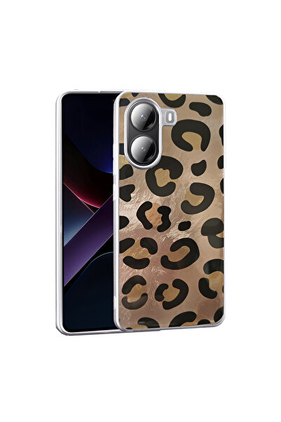 Rivor Xiaomi Poco X7 Pro Uyumlu Kılıf Kamera Çıkıntılı Fiyonk Ve Leopar Desen...