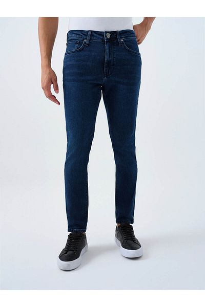 Loft Dark Navy Blue Men's Jean Trousers Lf2039443