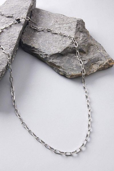 DeFacto Unisex Silber Forsa Stahlkette Halskette E6256AXNS