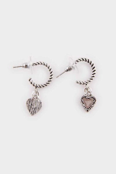 DeFacto Women's E4515Axns Silver 6-Piece Earrings
