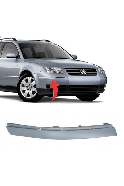 gkl Vw Passat B5 Sağ Ön Tampon Bandı Nikelajsız 2001-2005 3B0807718B