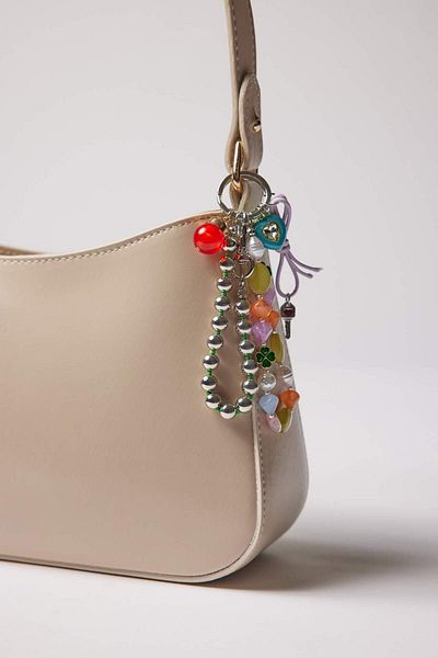 DeFacto Women's Beaded Charm Keychain E6622Axns
