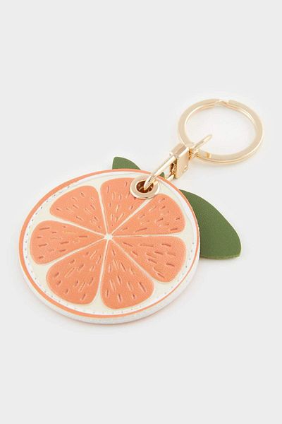 DeFacto Orange Motif Women's Charm Keychain E6640Axns